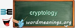 WordMeaning blackboard for cryptology